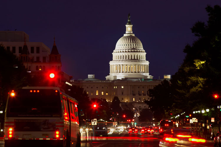 United States Capitol Building in Washington, DC