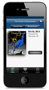 JNeurosci App Screen