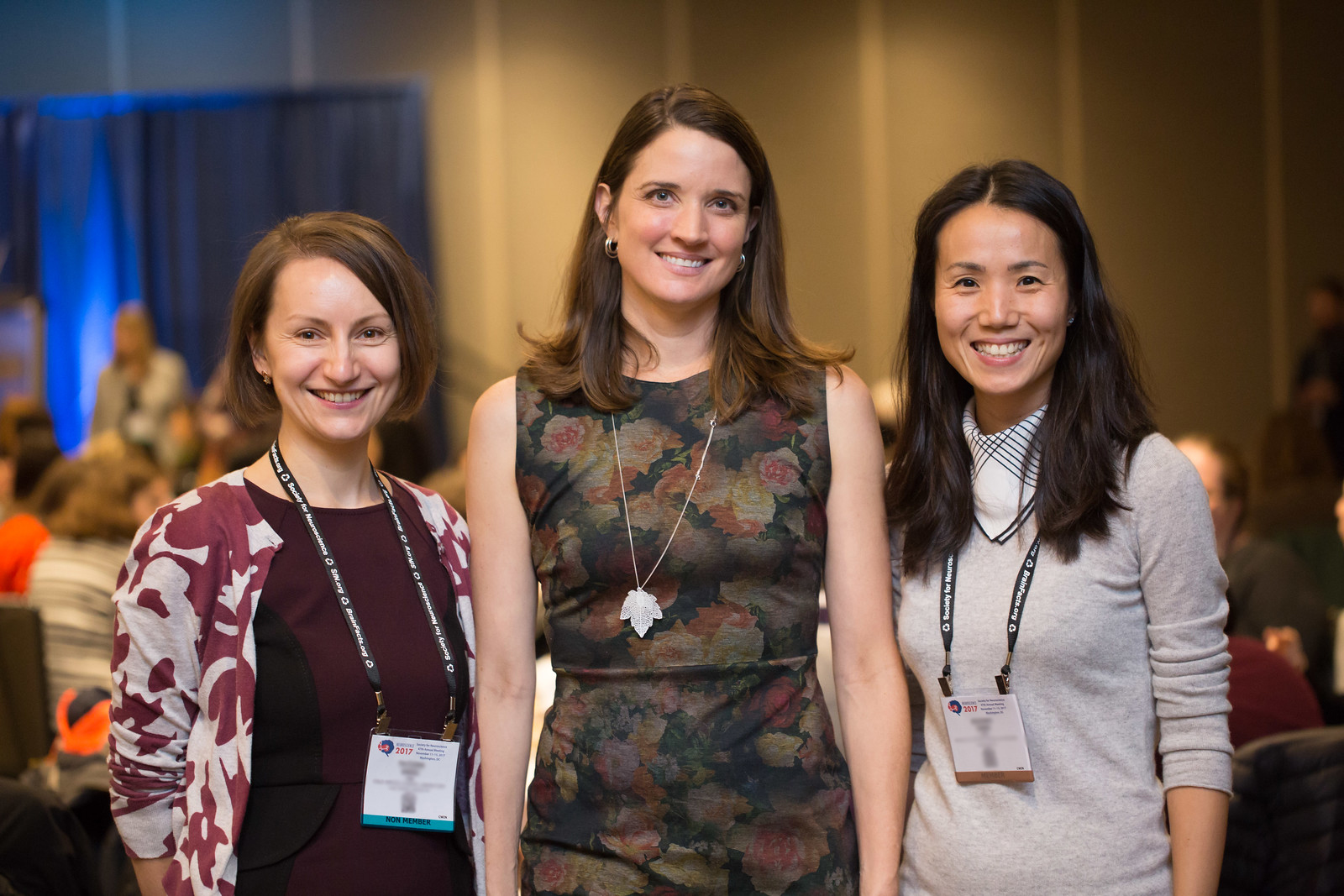 Three Neuroscience 2017 Celebration of Women in Neuroscience luncheon attendees