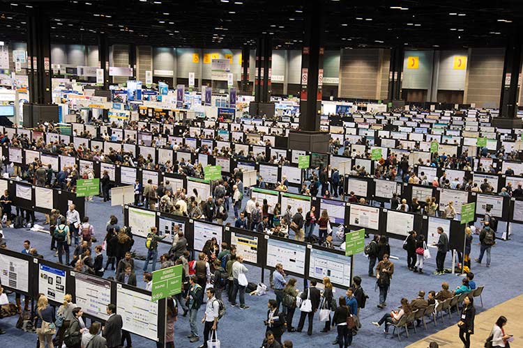 Poster floor at the annual meeting
