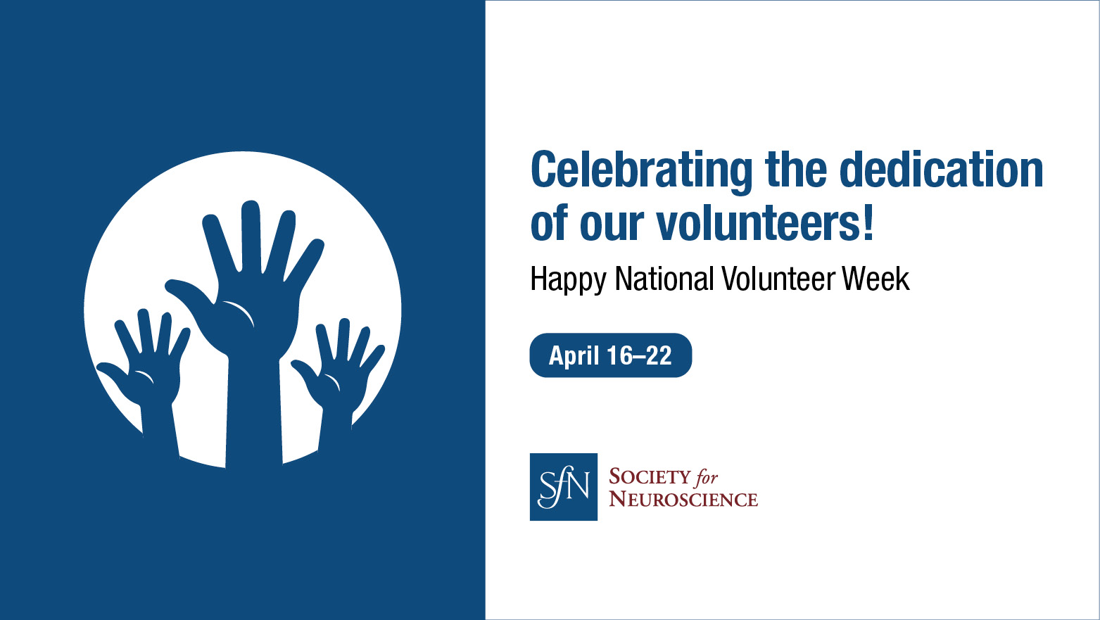 graphic for National Volunteer Week