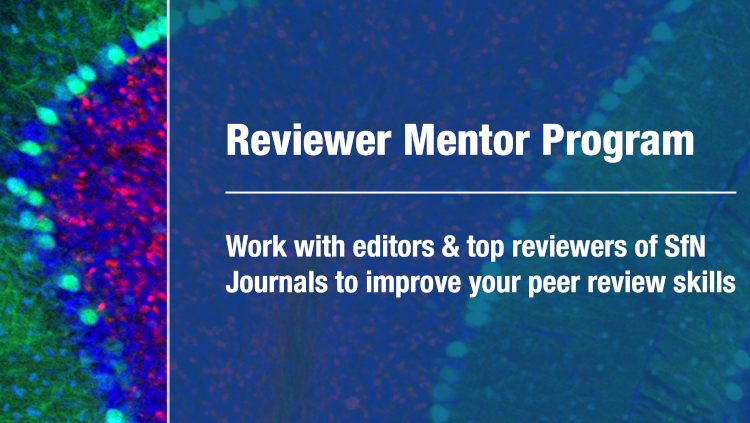 Journal of Neuroscience banner featuring Reviewer Mentoring Program