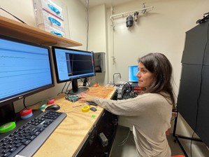 Azahara Oliva, PhD (right), of New York University,