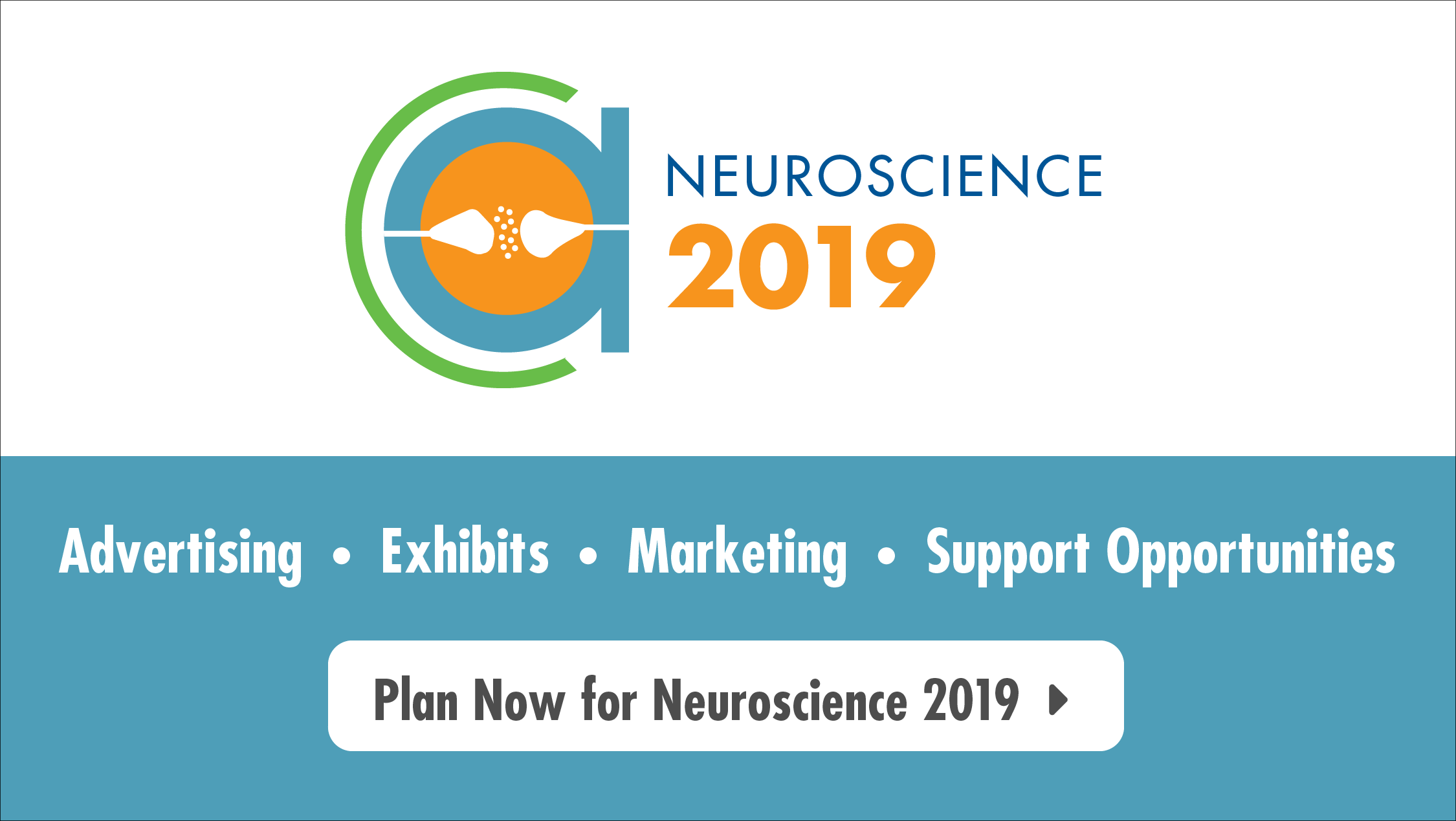 Exhibits, Advertising, Marketing, Support Opportunities advertisement for Neuroscience 2019