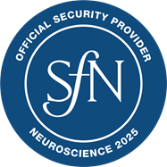 Image that says Official Security Provider for Neuroscience 2025