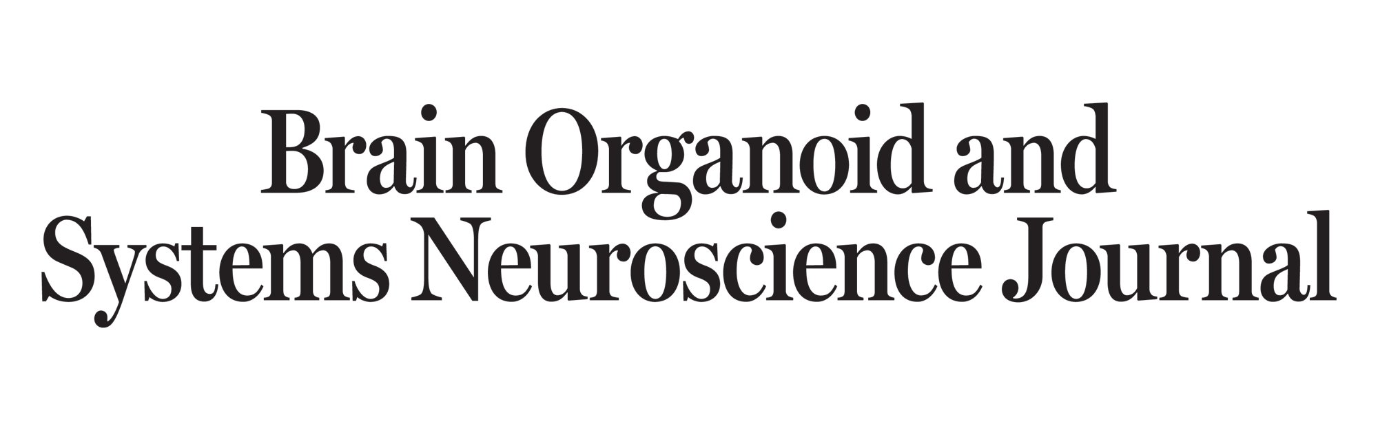 Brain Organoid and Systems Neuroscience Journal