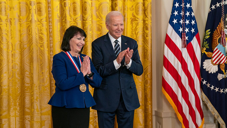 Huda Akil - Photo by Ryan K. Morris for The National Science and Technology Medals Foundation