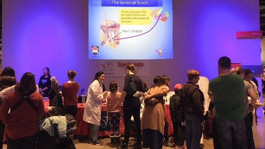 The Ottawa SfN Chapter receiving the 2018 Chapter of the Year Award