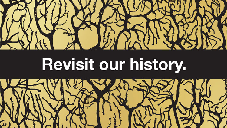 "Revisit our history" on gold neuroscience imagery