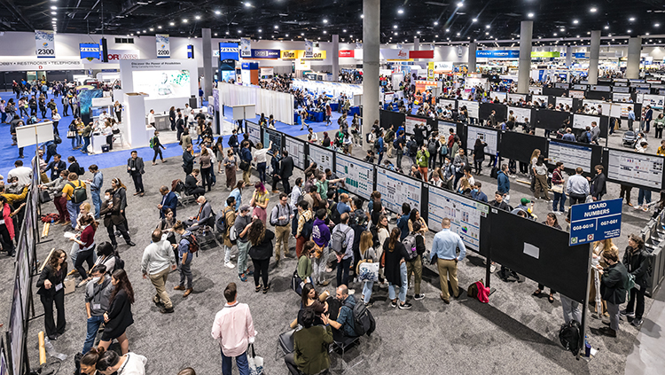 Poster sessions at Neuroscience 2022 in San Diego